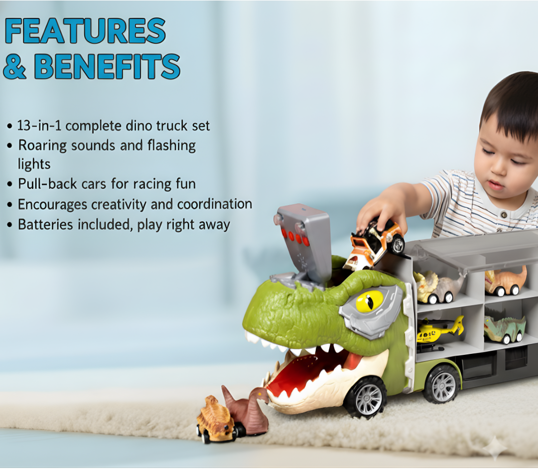 Dinosaur 13-In-1 Truck