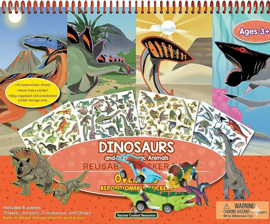 Dinosaur Reusable Stickers